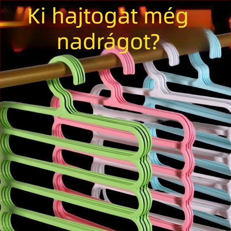 Multifunkcionális öt szintes ruhakasztó állvány