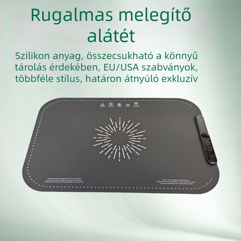 Összecsukható szilikon melegítő lemez háztartási használatra, hőszigeteléssel