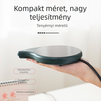 Automatikus hőmérséklet-szabályozású pohár alátét, felmelegíti a tejet, 40–80°C