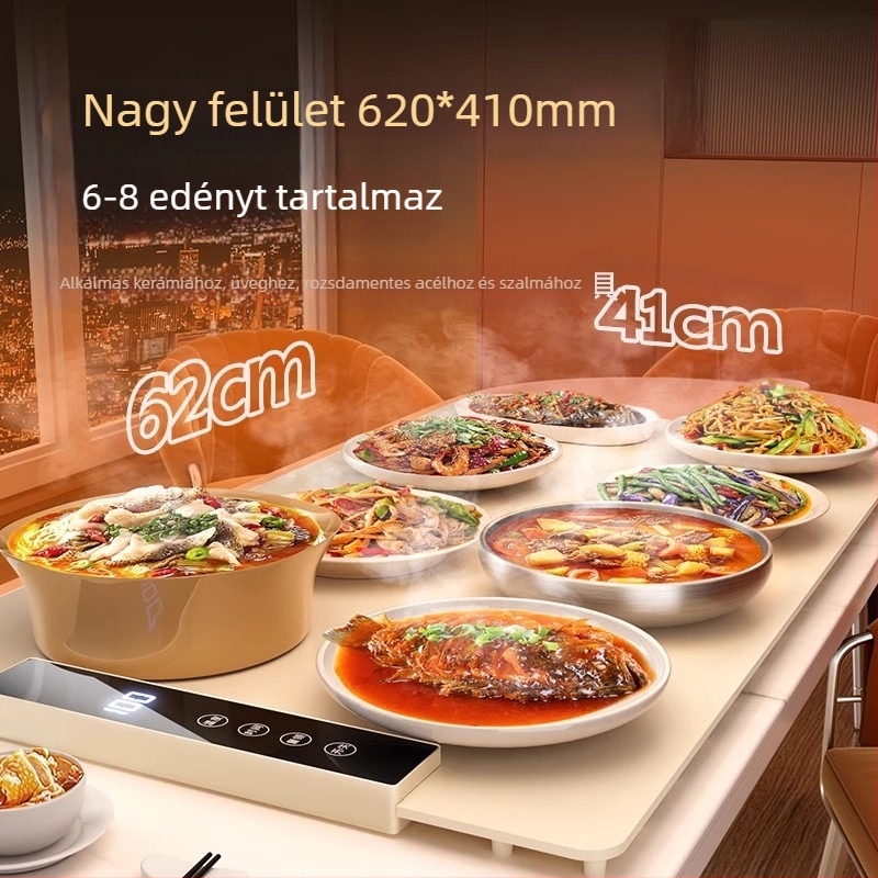 Luyao élelmiszer melegítő lap, hőmegőrző lemez, szilikonból készült asztali alátét, új modell