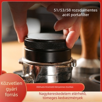 Rozsdamentes acélból készült állítható poradagoló kávéfőzőkhöz