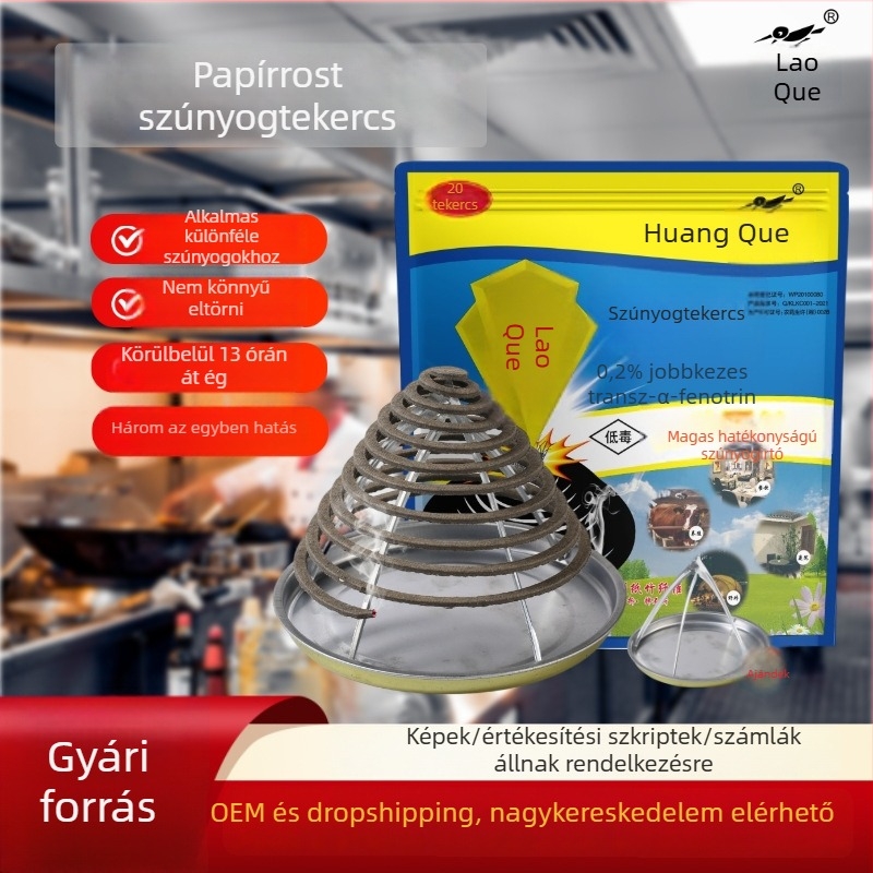 Yellow Bird szúnyogriasztó spirál – kültéri használatra, erős hatékonyság