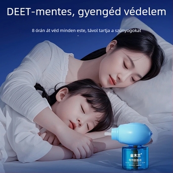 Golden Magnolia Szúnyogriasztó folyadék, 45 ml, felnőttek és gyerekek számára; otthoni, szállodai és kiskereskedelmi használatra; elektromos szúnyogriasztó utántöltő