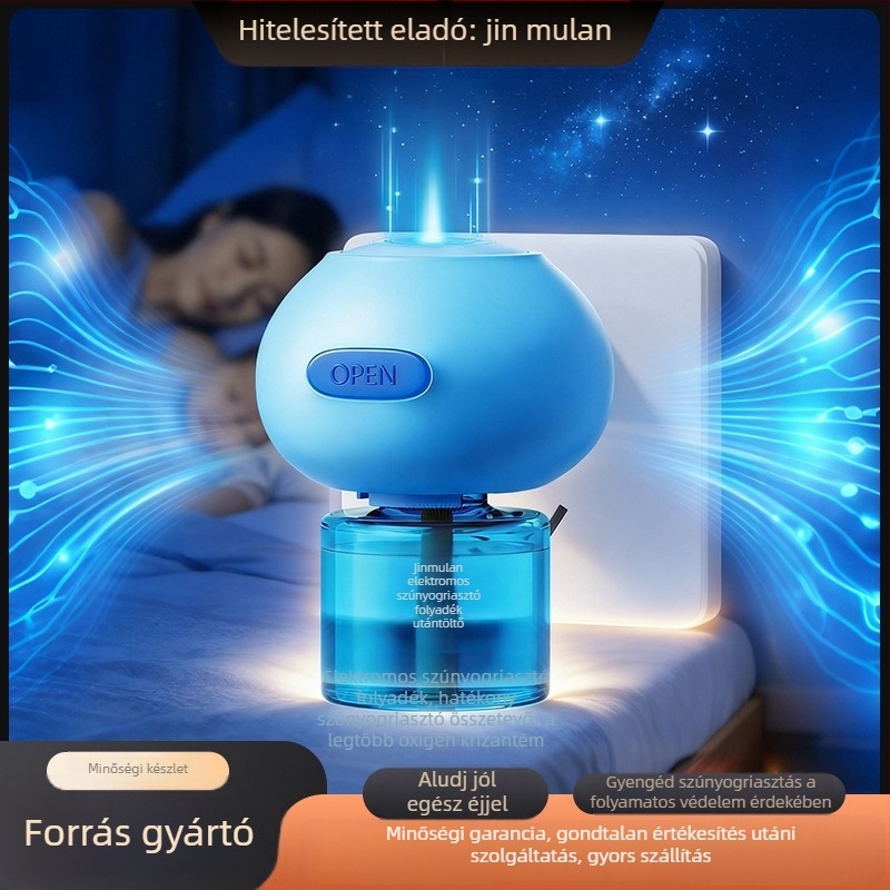Golden Magnolia Szúnyogriasztó folyadék, 45 ml, felnőttek és gyerekek számára; otthoni, szállodai és kiskereskedelmi használatra; elektromos szúnyogriasztó utántöltő
