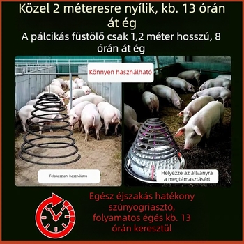 Hosszú szúnyogriasztó tekercsek, három az egyben, kültéri használatra éttermek és gazdaságok számára