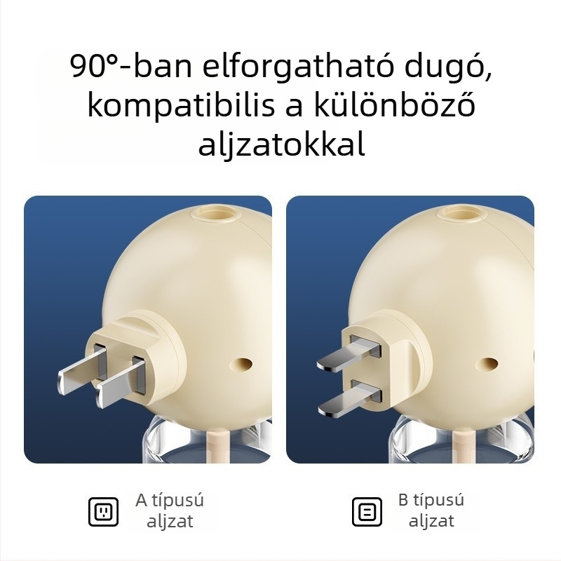 Xinlin Elektromos szúnyogriasztó folyadéklámpa, illatmentes, háztartási fűtőberendezés