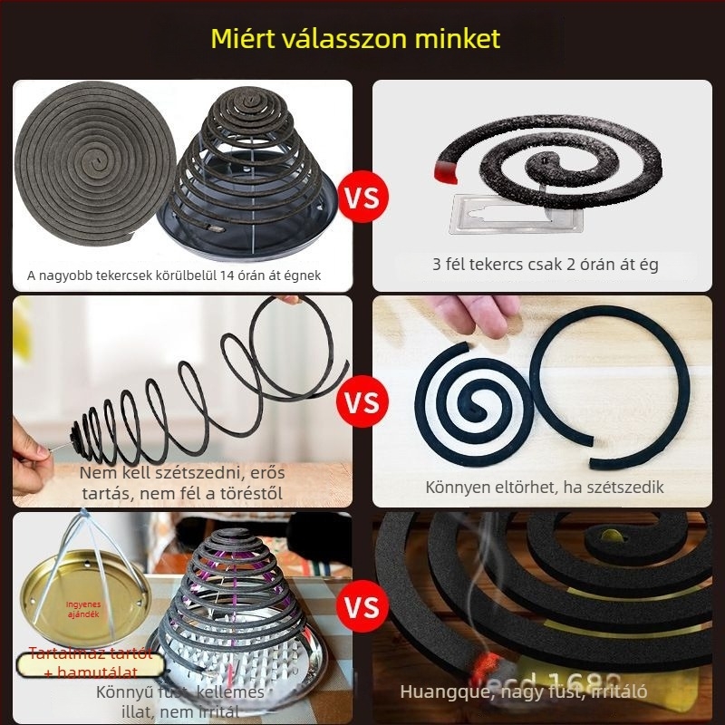 Sárga madár: szúnyog- és rovarriasztó füstölő tekercsek legyek, csótányok és szúnyogok ellen — éttermek, konyhák, szállodák és farmok számára