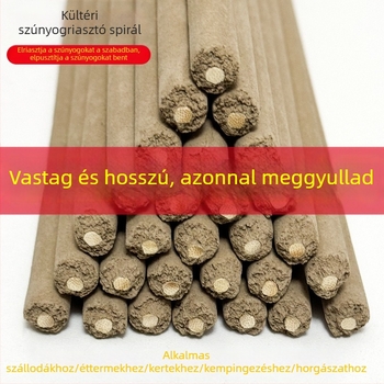Szúnyogriasztó füstölő külső használatra, 20 db a dobozban, kert és terasz