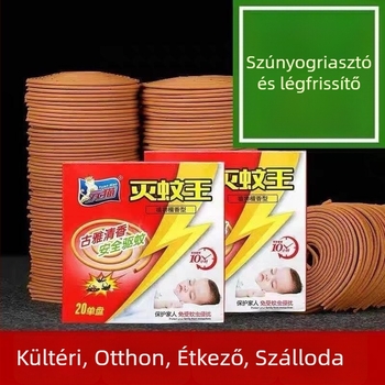 Szantálfa illatú szúnyogriasztó füstölő – szilárd forma, nem toxikus