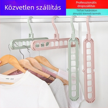 Kilenclyukú, multifunkcionális forgó, összecsukható ruhafogas – varázslatos ruhatartó, kiváló minőségű