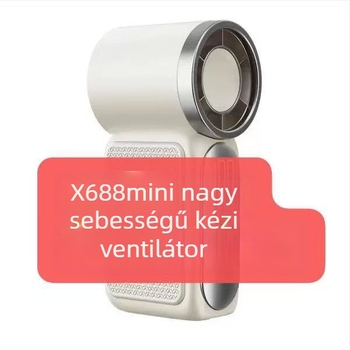 Kézben tartható hűtőmini ventilátor, USB-töltésű, csendes, nagy sebességű