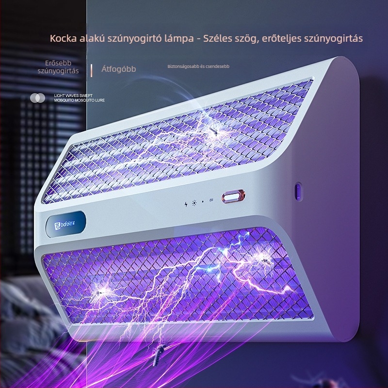 2025-ös elektromos szúnyogirtó lámpa — beltéri használatra, otthonra és szállodába, újratölthető