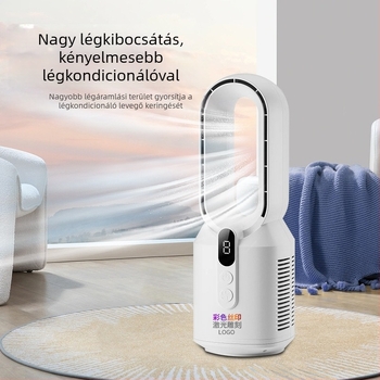 Új, újratölthető penge nélküli ventilátor otthoni használatra, asztali penge nélküli ventilátor, függőleges elektromos ventilátor, levegő-keringető ventilátor