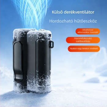 F25B 3-in-1 derék/nyak/kezes ventilátor, kültéri USB asztali ventilátor
