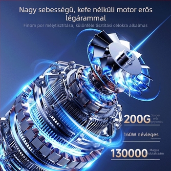 USB-töltőre tölthető kézi porfúvó, autóba és otthonra egyaránt használható, kültéri nagy teljesítményű turbó ventilátor