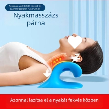 Gravitációs akupresszúrás nyaki masszázspárna nyak és váll masszázsához | Memóriahabos U-alakú párna otthoni használatra