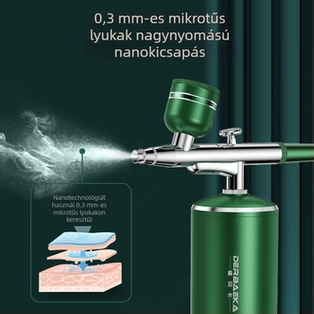 Hordozható kézi oxigéninfúziós készülék otthoni használatra, arcbőrápoláshoz és esszencia/toner adagolásához