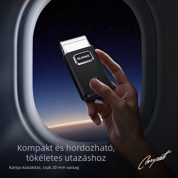 RUNWE elektromos férfi borotva forgó fejjel, kompakt szakállvágó, újratölthető Rs7101