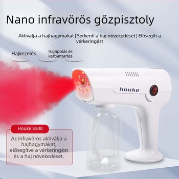 Nano permetező a hajápoláshoz — kézben tartható szalonberendezés hidratáláshoz, festéshez és kék fény terápiához