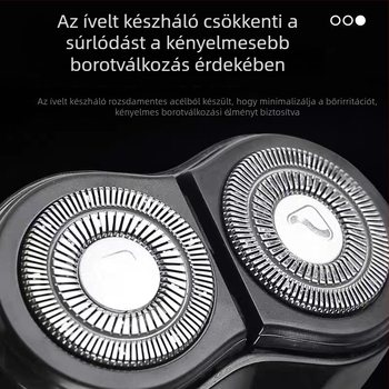 SF631 Forgó, úszó fejű, dupla fejű elektromos borotva, újratölthető