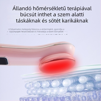 Kézben tartható szemmasszírozó, újratölthető akkumulátorral, tápláló infúzióval és negatív ionos bőrápolással