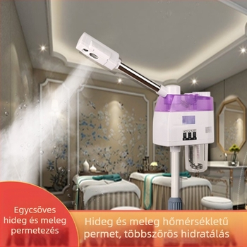 Arcápoló párásító készülék nano hidratációval, kettős permetezés – meleg és hideg, otthoni használatra