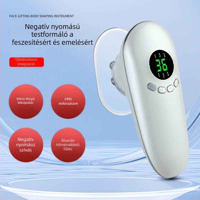 Hordozható elektromos zsírégető masszírozó készülék melegítéssel, testformázó eszköz, otthoni használatra