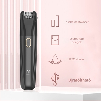 Három az egyben USB töltésű elektromos epilátor és test-trimmer lábakra, hónaljra és testre