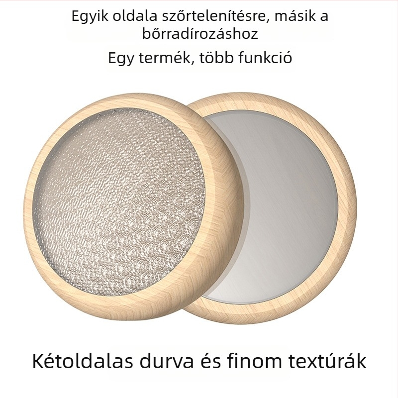 Fából készült nano szőrtelenítő és lábreszelő – 2 az 1-ben, gyengéd a bőrrel