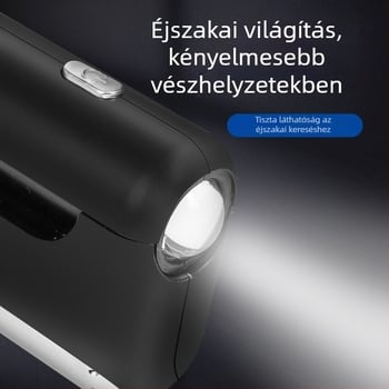 Huitian autó 4 az 1-ben multifunkciós eszköz: ablakbetörő, zseblámpa, ideiglenes parkolótábla és autó áthelyezéséhez használt szám tábla
