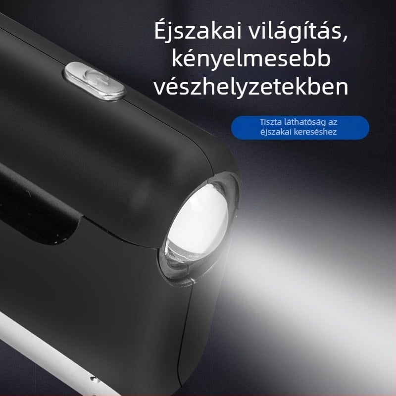 Huitian autó 4 az 1-ben multifunkciós eszköz: ablakbetörő, zseblámpa, ideiglenes parkolótábla és autó áthelyezéséhez használt szám tábla