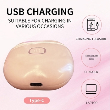 Női teljes testre kiterjedő elektromos borotva, kivehető fej, USB töltés, nedves és száraz használat