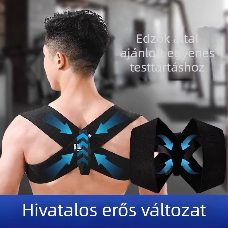 Hátgerinc-korrekciós öv férfiaknak és nőknek, váll- és hátsó tartás támogatás