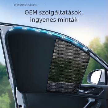 OEM testreszabható, két részes mágneses autós árnyékoló függöny oldalsó ablakokra
