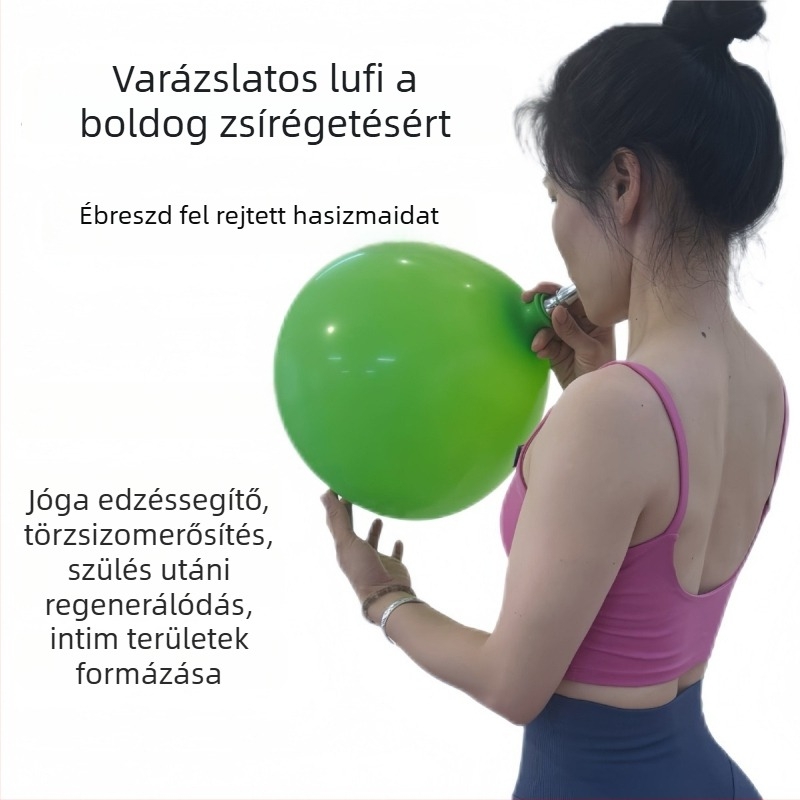 Zsírégető varázsballon jóga hasi légzés edzéshez — fitnesz kiegészítő