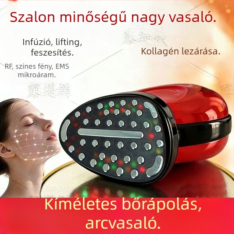 RF arcápoló készülék kollagén terápiával a liftinghez és feszesítéshez, EMS-infúzió a bőr megújulásáért tejfényű hatással