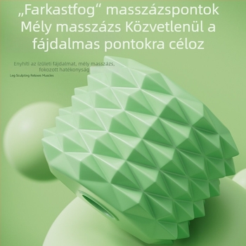 Masszírozó görgő izomlazításra és lábak karcsúsítására — jóga, fitnesz, testnyújtás