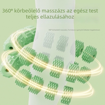 Masszírozó görgő izomlazításra és lábak karcsúsítására — jóga, fitnesz, testnyújtás