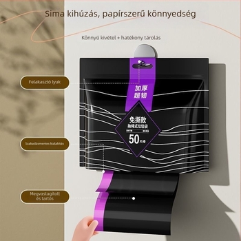 Szemeteszsákok húzókötéllel és akasztóval, vastagított és nagyobb méretben, fogantyúkkal, otthoni, kollégiumi és konyhai használatra