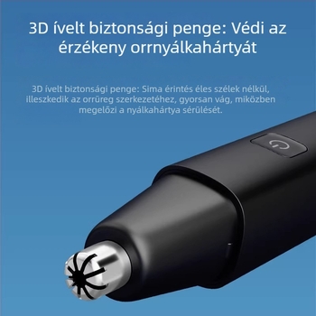 Újratölthető automata orrszőr-trimmel, férfiak és nők számára