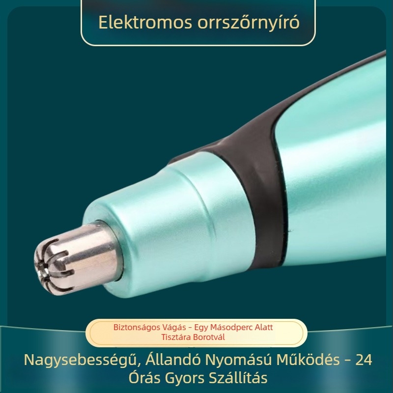 Elektromos orrszőrszál-nyíró, akkumulátoros működésű, férfiak és nők számára