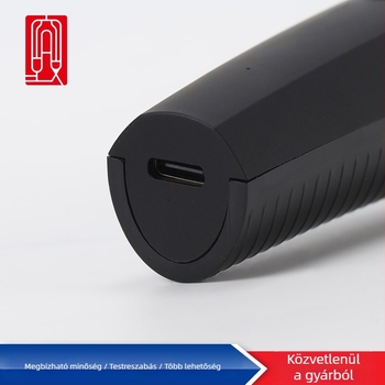 Új akkumulátoros férfi orrszőrnyíró készlettel és USB töltőkábellel, tisztító kefével