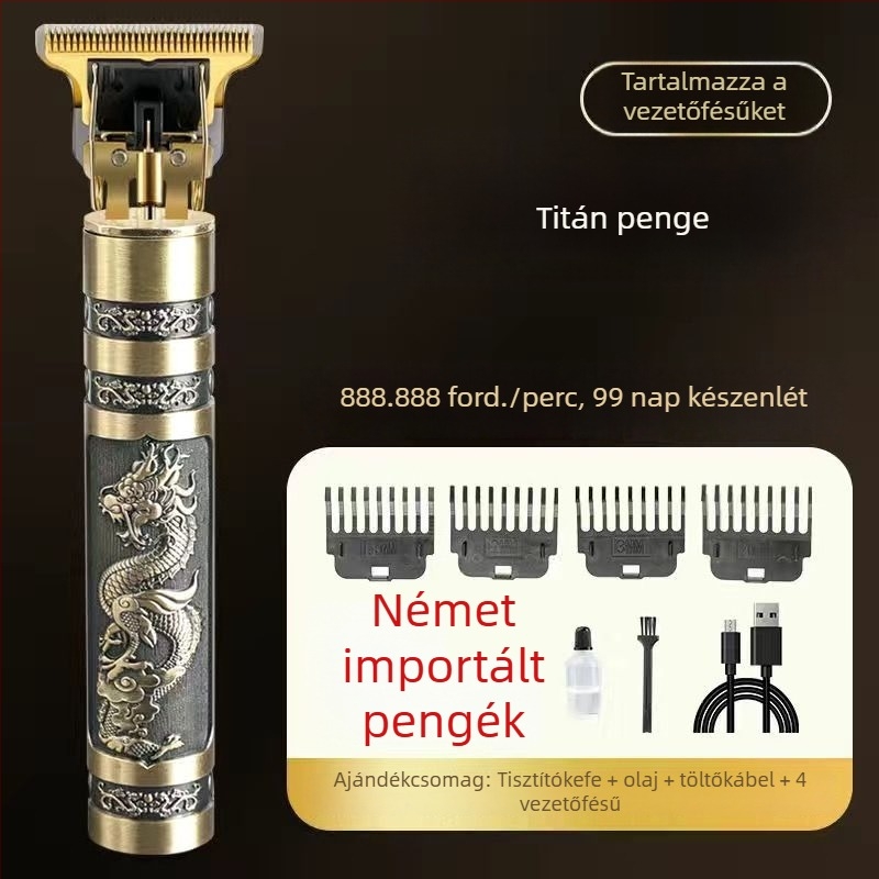 Tízéves garancia – német precíziós hajvágó otthoni használatra, elektromos multifunkcionális grooming eszköz