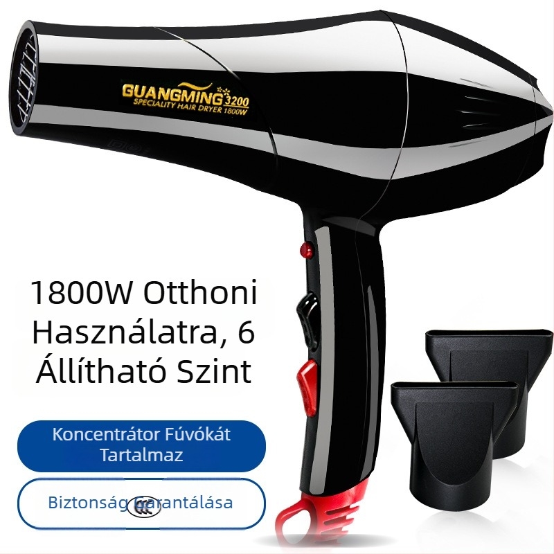 Bright Rct3200 1800W brushless hajszárító meleg és hideg levegővel, otthoni szalonhoz, professzionális stylinghoz és háziállat-gondozáshoz