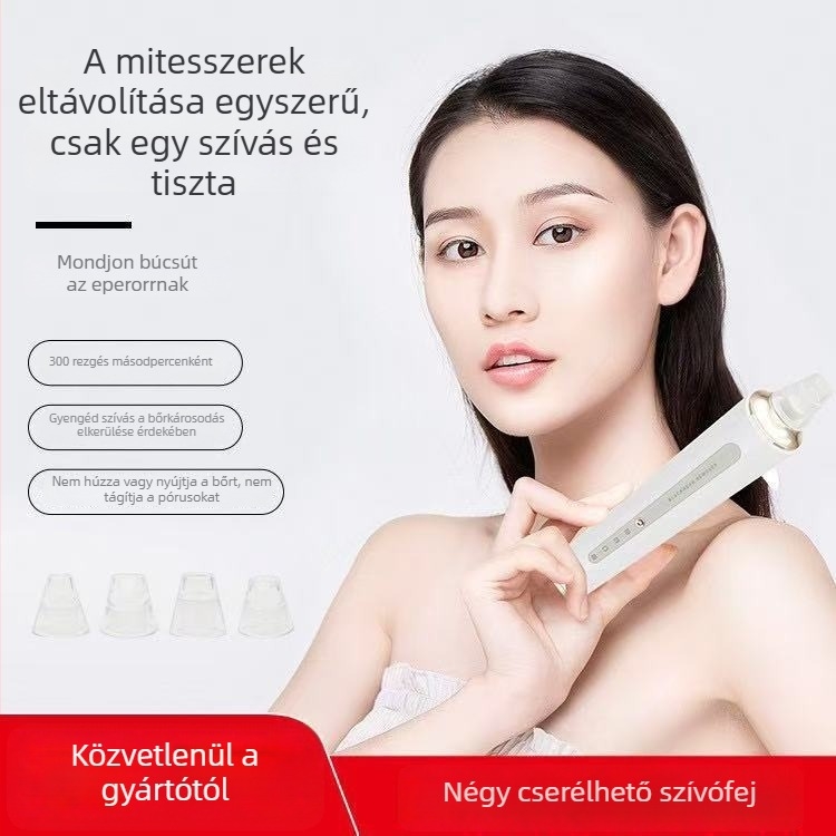 Elektromos pórustisztító és mitesszer-eltávolító készülék