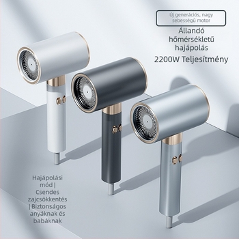 Mingyu ds55 2200W hajszárító, DC motor, hideg/forró levegő, 4 sebesség, túlmelegedés elleni védelem, UV bevonatú burkolat, merev fogantyú