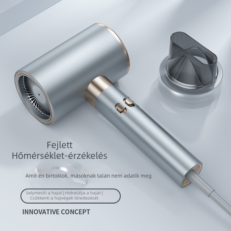 Mingyu ds55 2200W hajszárító, DC motor, hideg/forró levegő, 4 sebesség, túlmelegedés elleni védelem, UV bevonatú burkolat, merev fogantyú