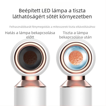 Látható elektromos mitesszer-eltávolító készülék erős szívóerővel, pórus tisztító és akne-eltávolító eszköz
