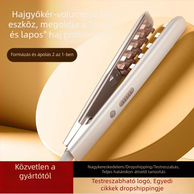 Vezeték nélküli hajgöndörítő vas, mini, 16–20 mm átmérő, turmalin kerámia, negatív ionos ápolás
