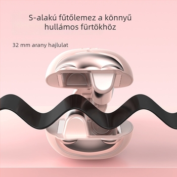 Macska tappancs formájú tojás alakú göndörítő, mintázat vízhullámmal
